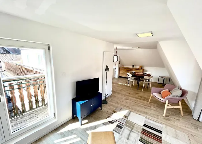Sous Les Toits Avec Garage Et Terrasse A Lejlighed Ribeauvillé